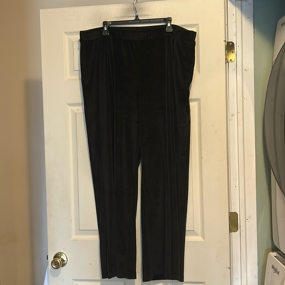 Gap Velour Black Pants Size XXL